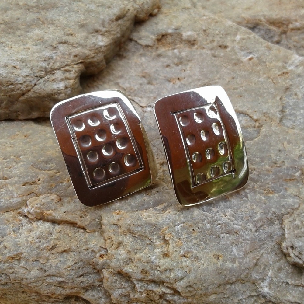 Sterling Silver Modern Earrings
